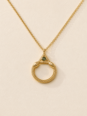 URAEUS NECKLACE GOLD VERMEIL