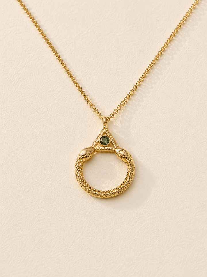URAEUS NECKLACE GOLD VERMEIL