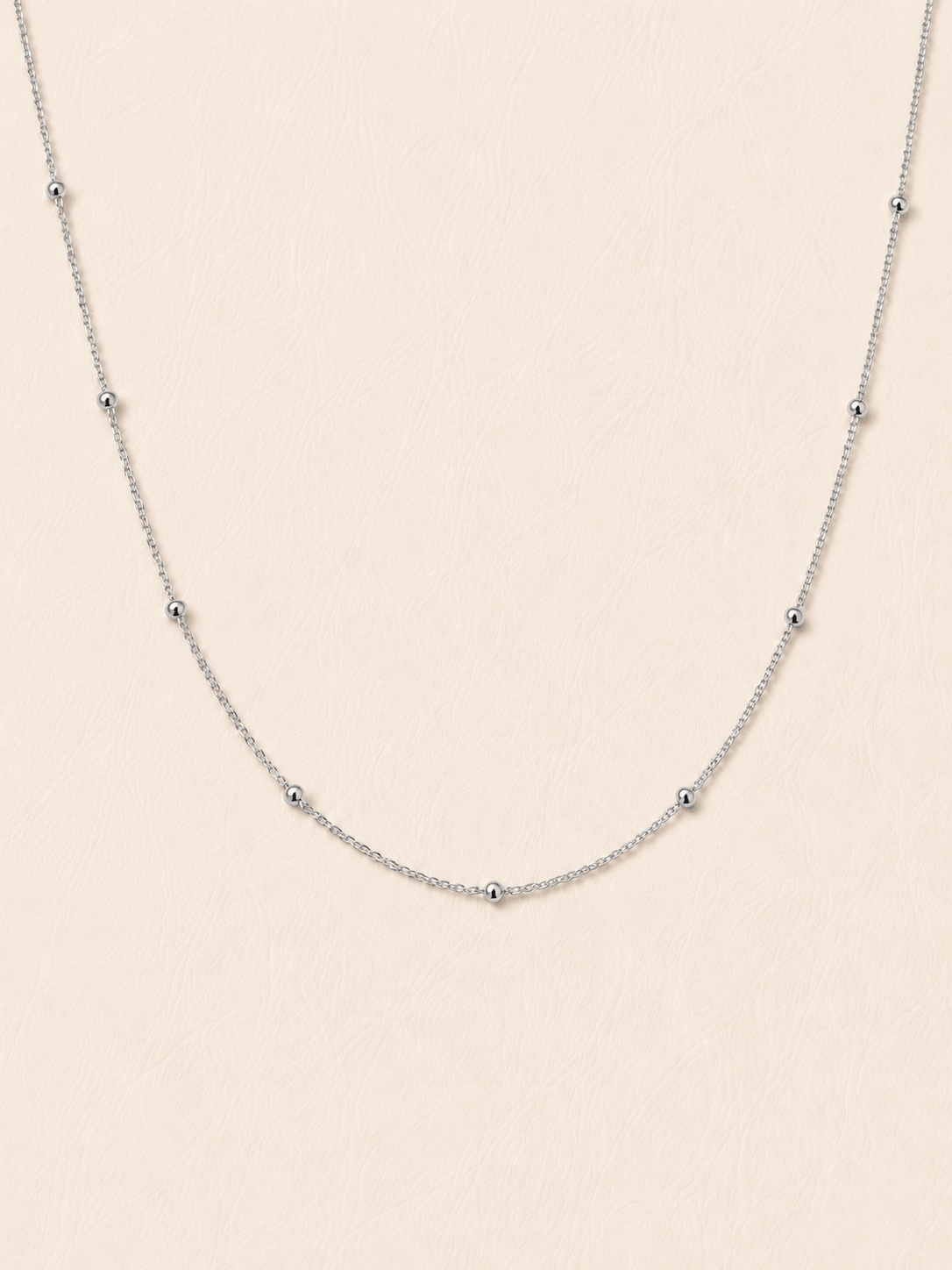 FINE STUD CHAIN SILVER