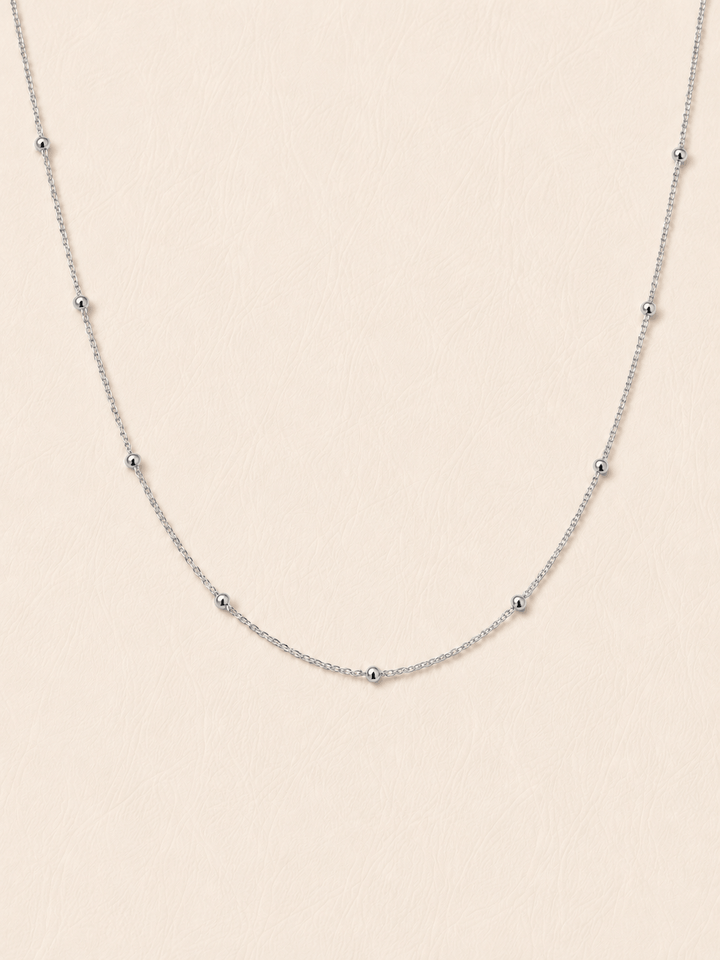 FINE STUD CHAIN SILVER