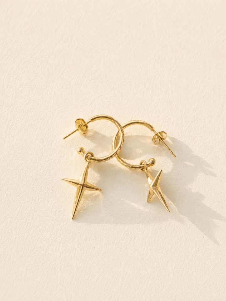 REMI EARRINGS GOLD VERMEIL