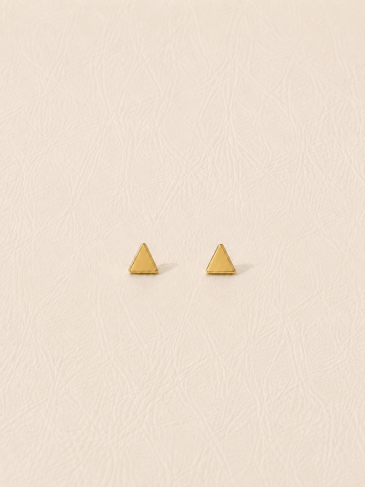 TEMPLE STUD GOLD VERMEIL