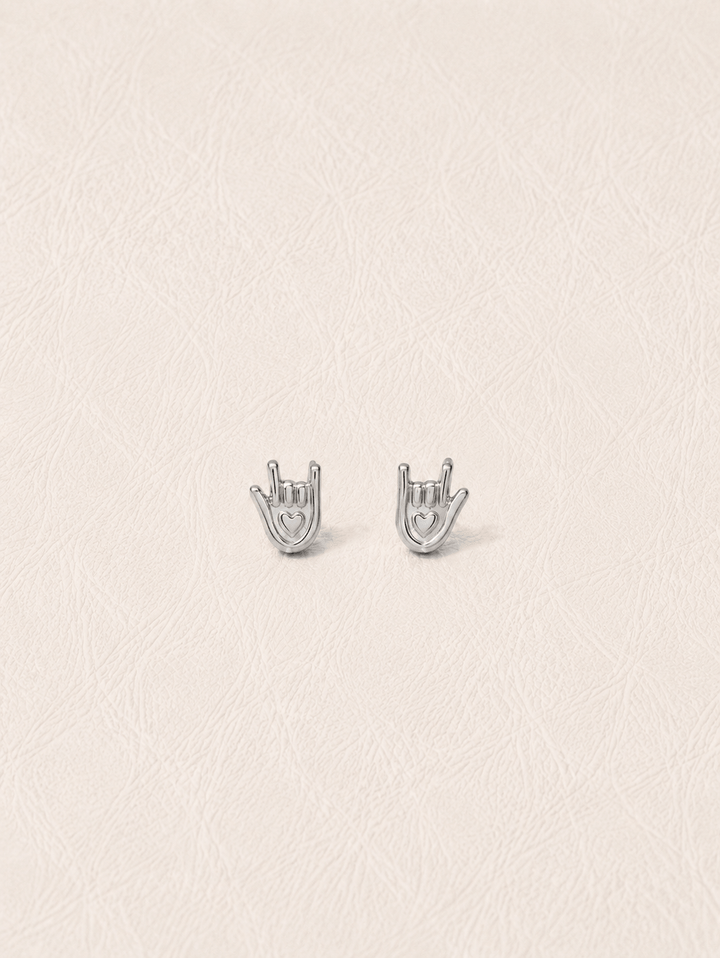 CHIRON STUDS SILVER