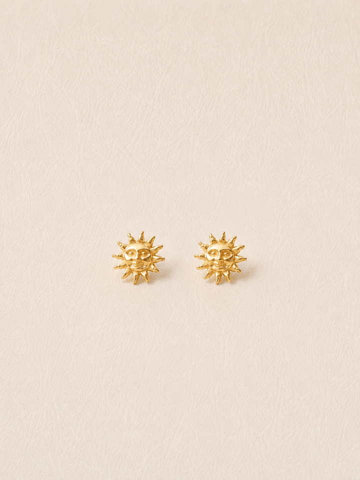 SOL STUDS GOLD VERMEIL