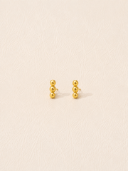 CELINE STUDS GOLD VERMEIL