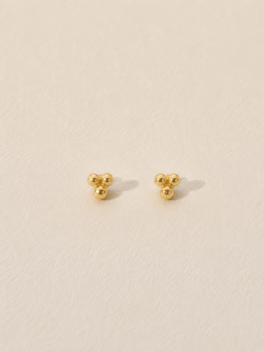 CHLOE STUDS GOLD VERMEIL