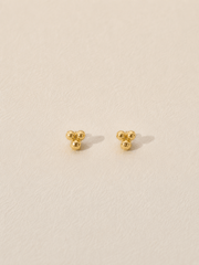 CHLOE STUDS GOLD VERMEIL