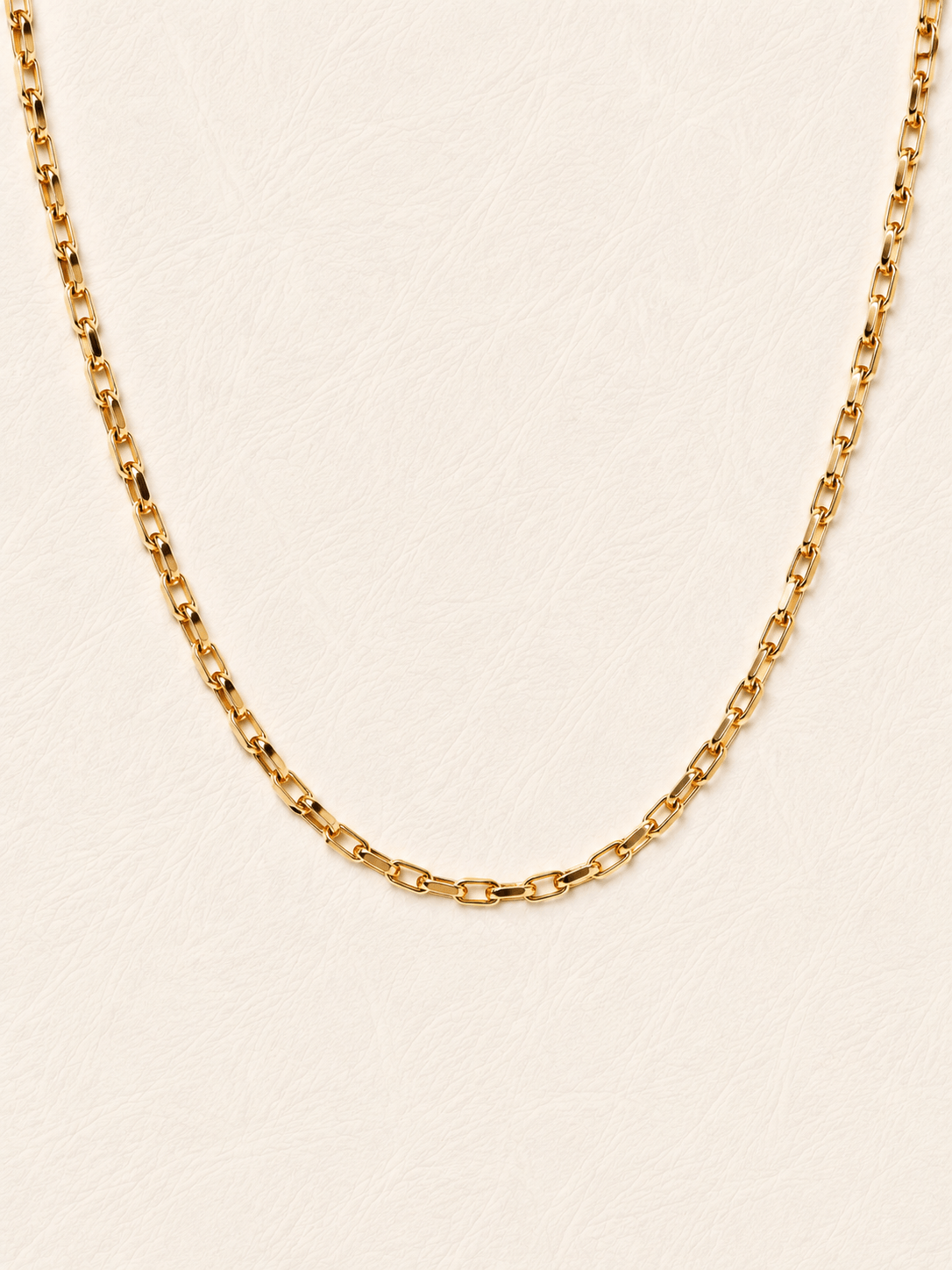 BLOCK CHAIN GOLD VERMEIL