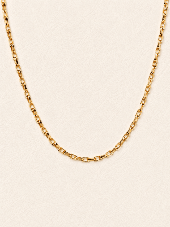 BLOCK CHAIN GOLD VERMEIL