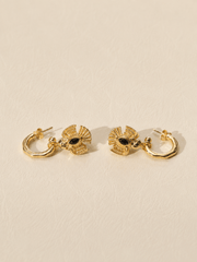 AZTEC EARRINGS GOLD VERMEIL