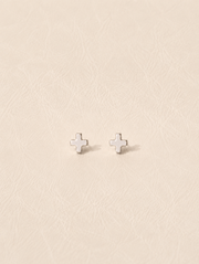 LEOMI STUDS SILVER