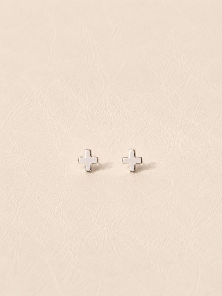 LEOMI STUDS SILVER