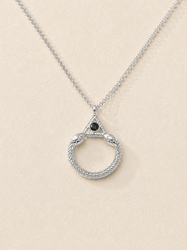 URAEUS NECKLACE SILVER