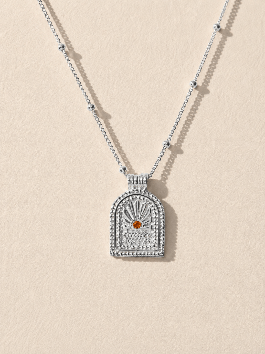 RA NECKLACE SILVER