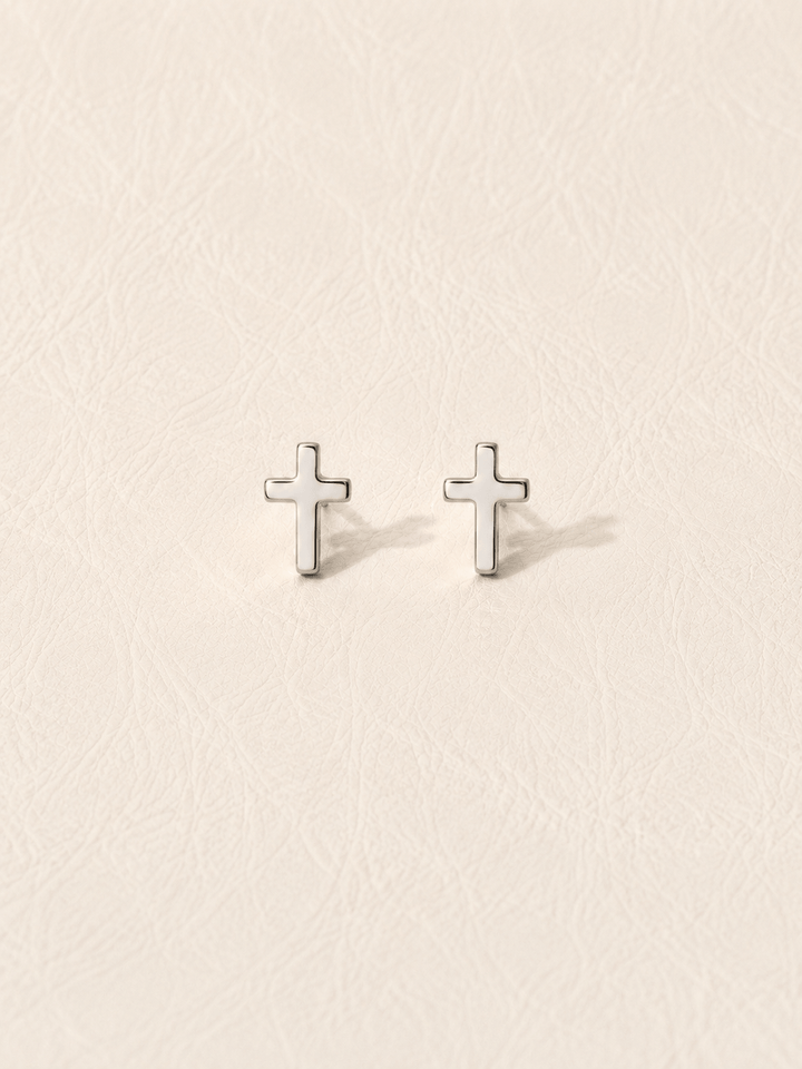 OBELIA STUDS SILVER