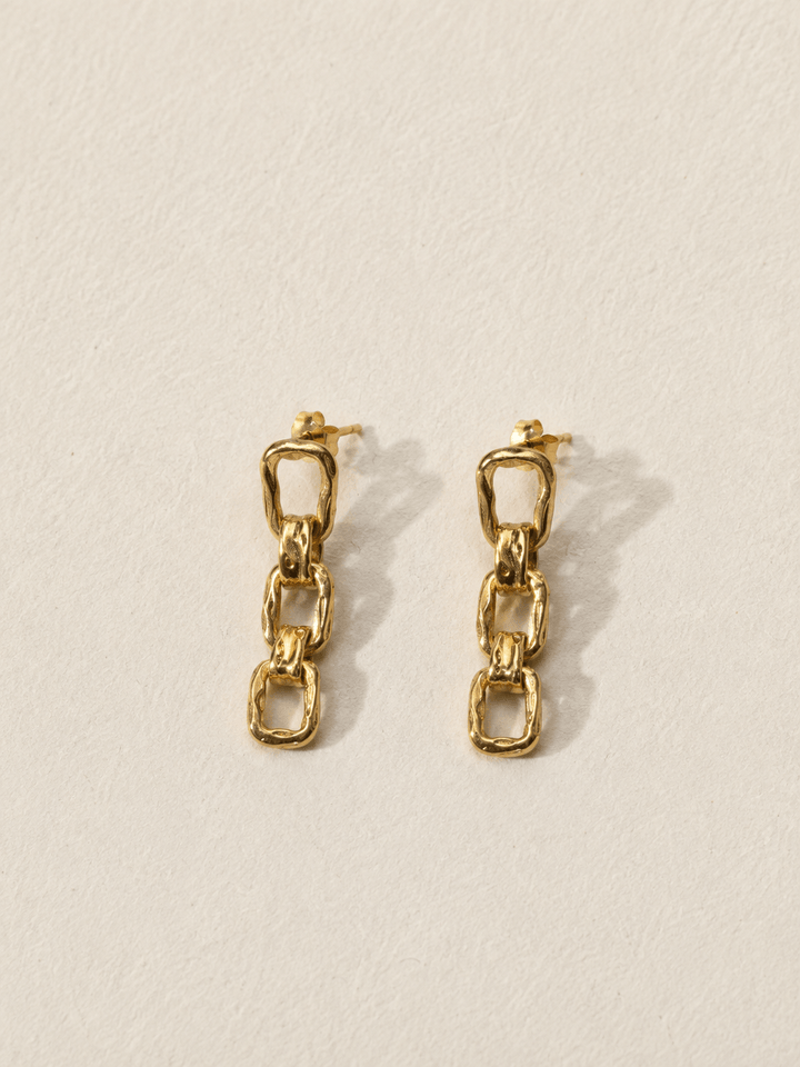 APHRODITE EARRINGS GOLD VERMEIL