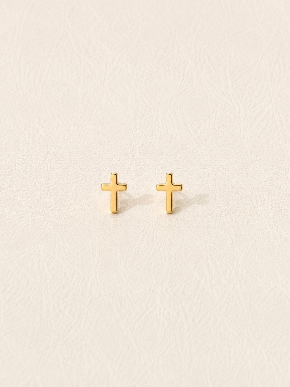 OBELIA STUDS GOLD VERMEIL