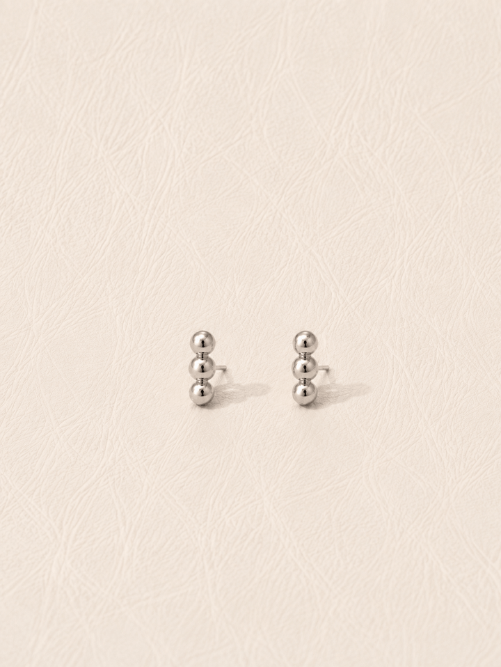 CELINE STUDS STERLING SILVER
