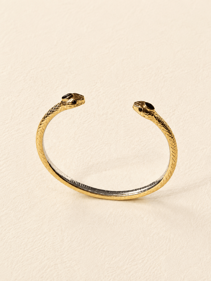 SERPENT CUFF GOLD VERMEIL
