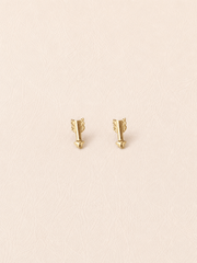 EROS STUDS GOLD VERMEIL