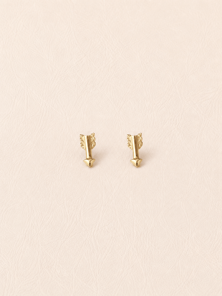 EROS STUDS GOLD VERMEIL
