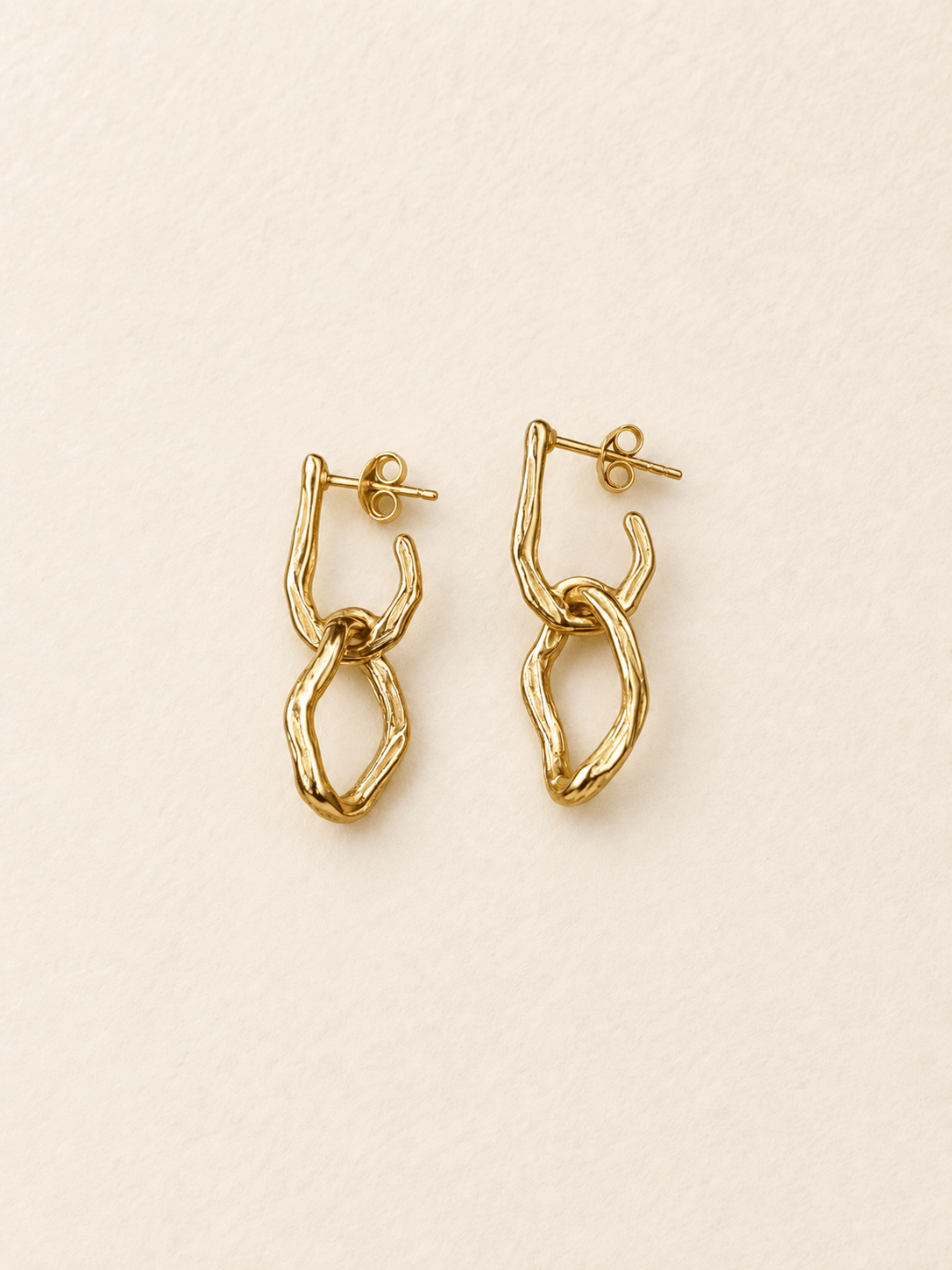 RHEA EARRINGS GOLD VERMEIL