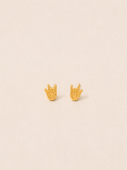CHIRON STUDS GOLD VERMEIL