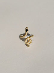 SERPENT RING GOLD VERMEIL