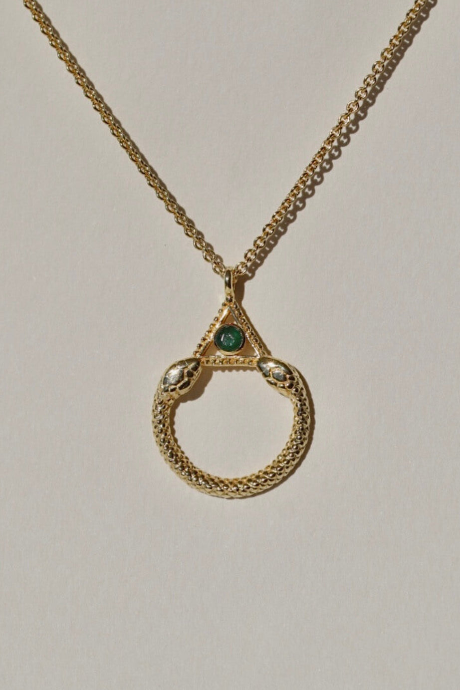 URAEUS NECKLACE GOLD VERMEIL