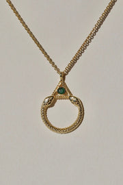 URAEUS NECKLACE GOLD VERMEIL