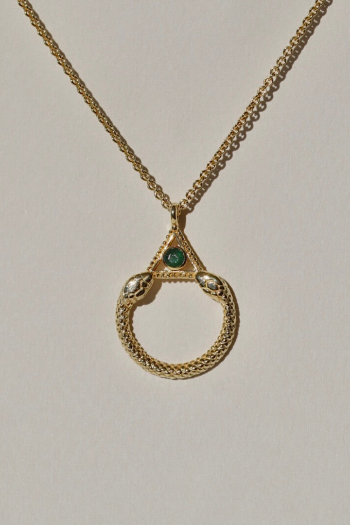 URAEUS NECKLACE GOLD VERMEIL