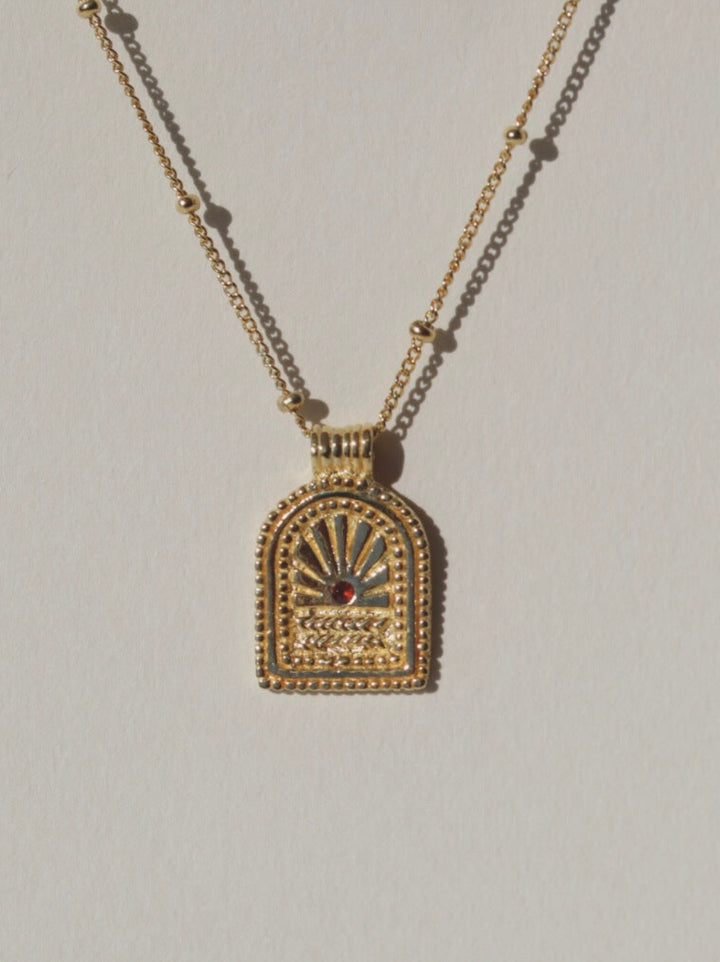 RA NECKLACE GOLD VERMEIL
