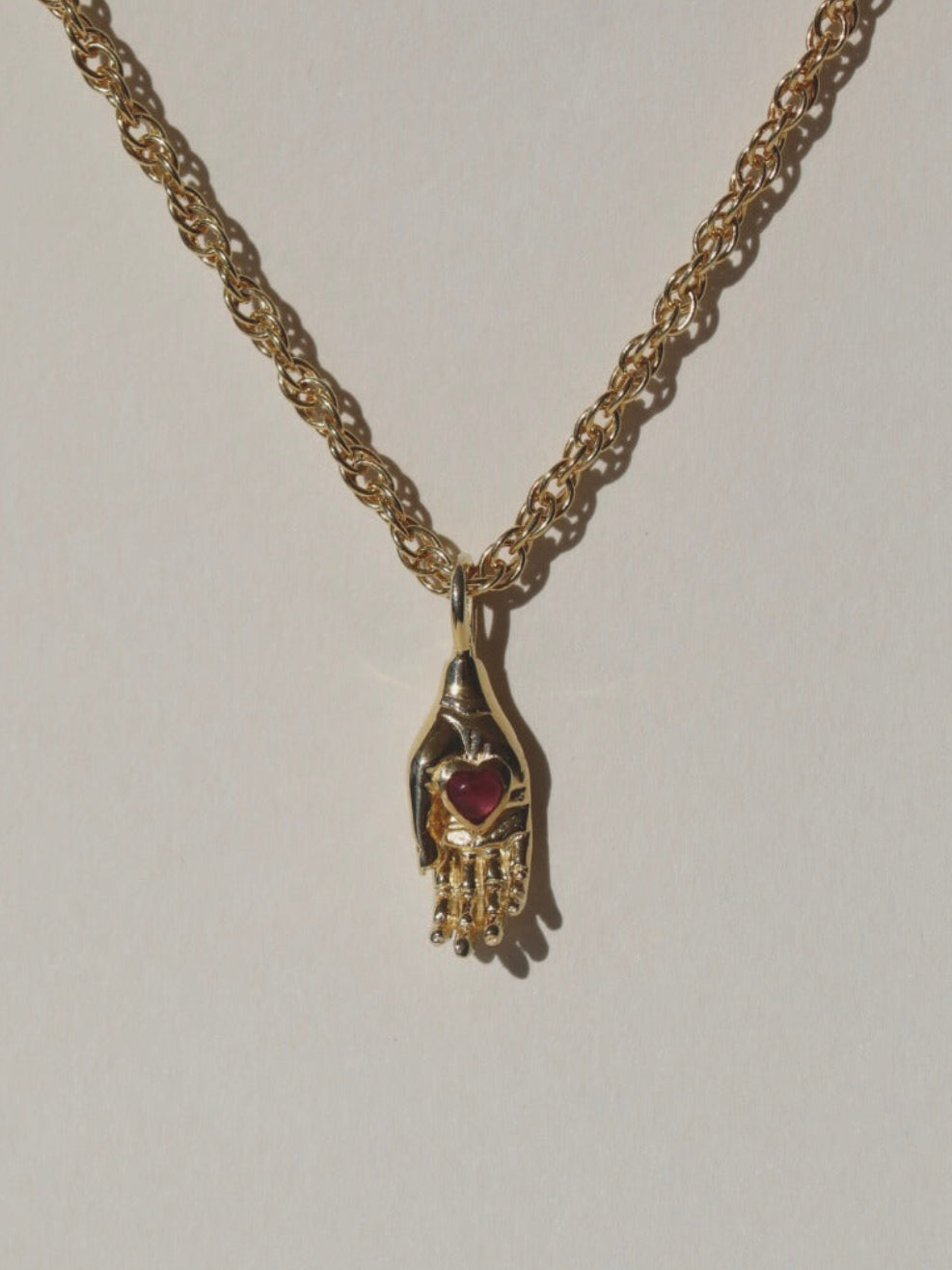 PRAGMA NECKLACE GOLD VERMEIL