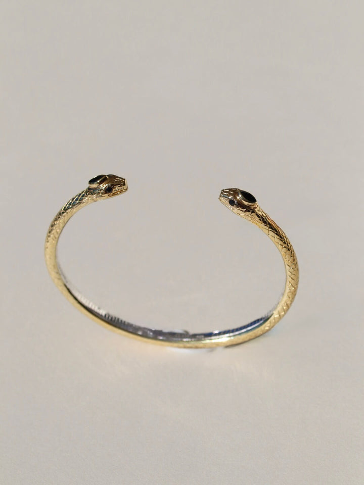 SERPENT CUFF GOLD VERMEIL