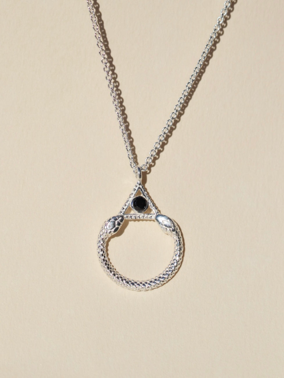 URAEUS NECKLACE SILVER