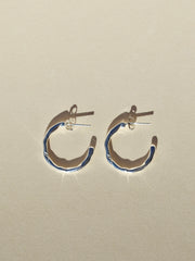 ALLESANDRA MEDIUM HOOPS SILVER