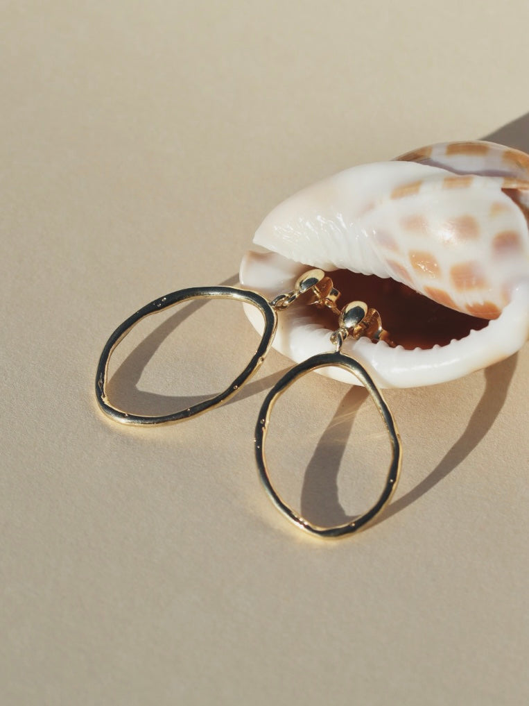 BELLE EARRINGS GOLD VERMEIL
