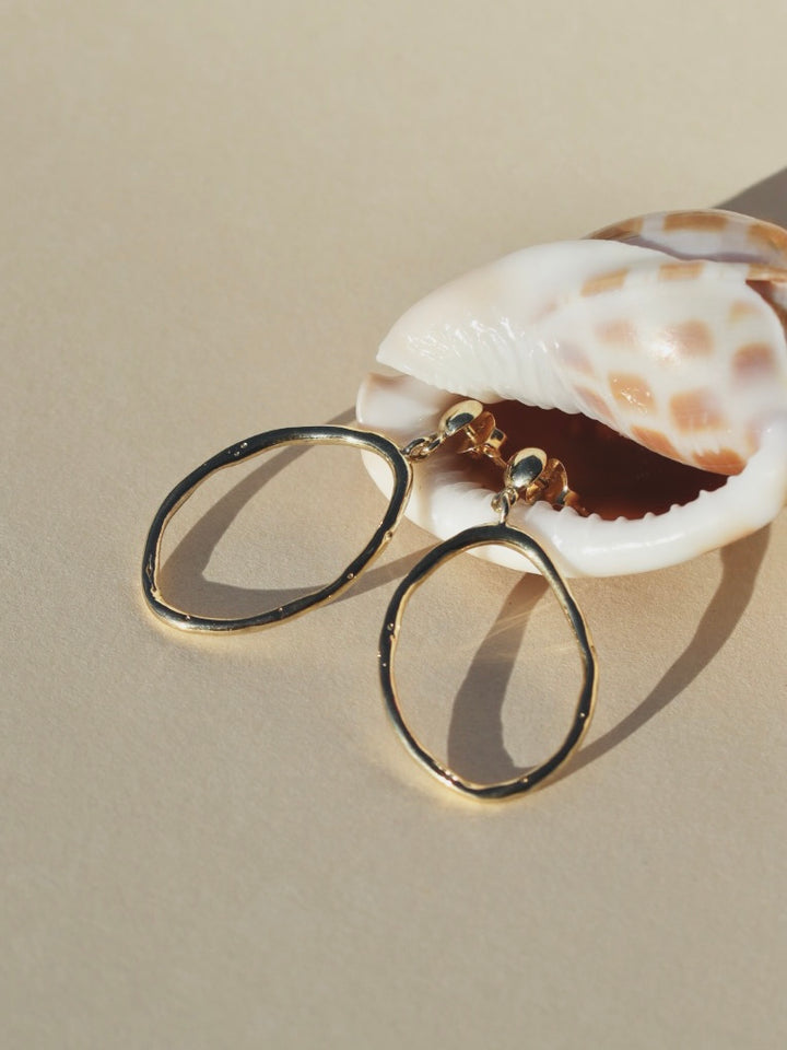 BELLE EARRINGS GOLD VERMEIL
