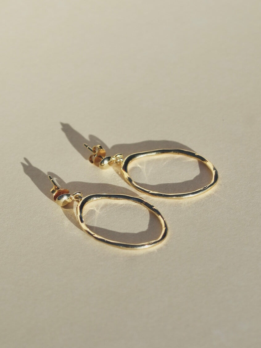 BELLE EARRINGS GOLD VERMEIL