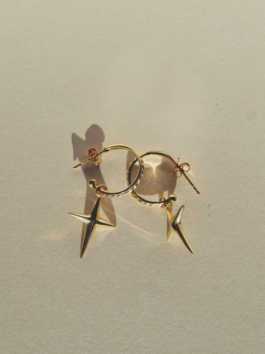 REMI EARRINGS GOLD VERMEIL