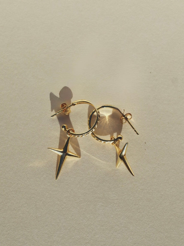 REMI EARRINGS GOLD VERMEIL