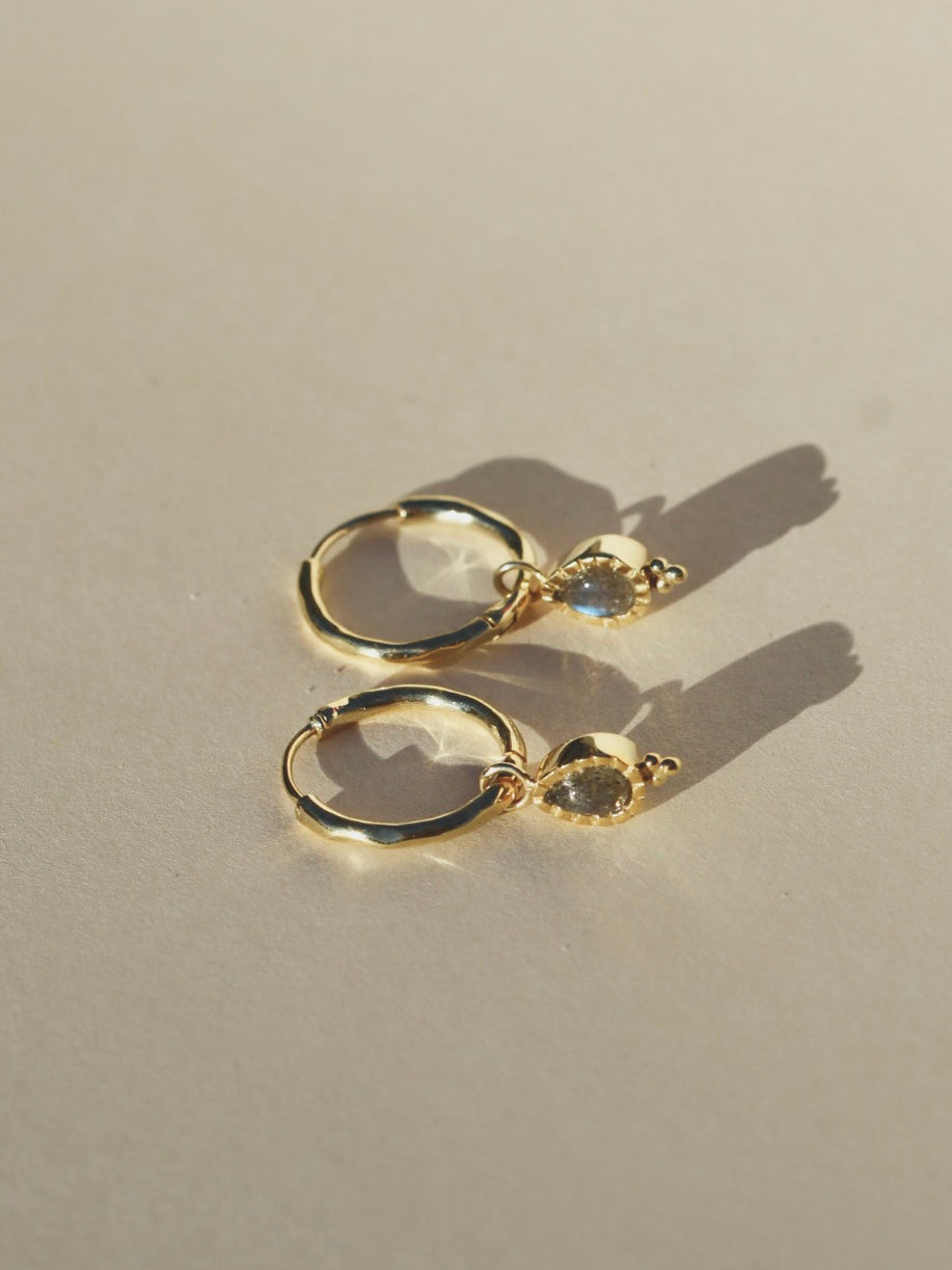 MARE EARRINGS GOLD VERMEIL