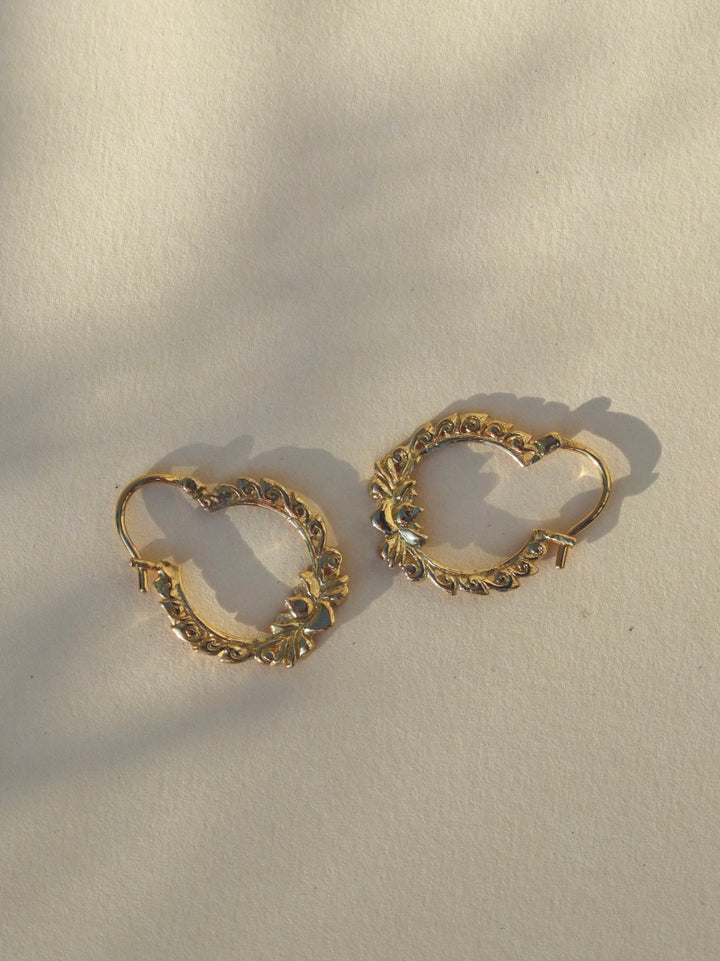 LOTUS EARRINGS GOLD VERMEIL