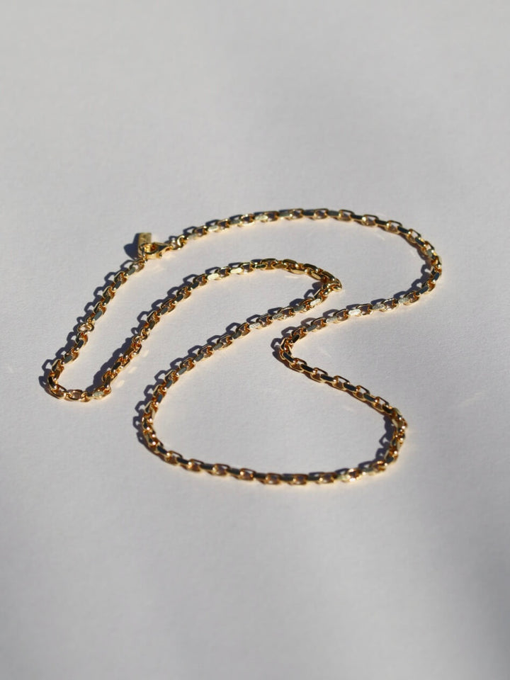 BLOCK CHAIN GOLD VERMEIL