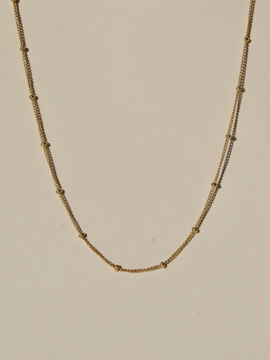 FINE STUD CHAIN GOLD VERMEIL