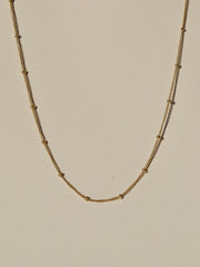 FINE STUD CHAIN GOLD VERMEIL