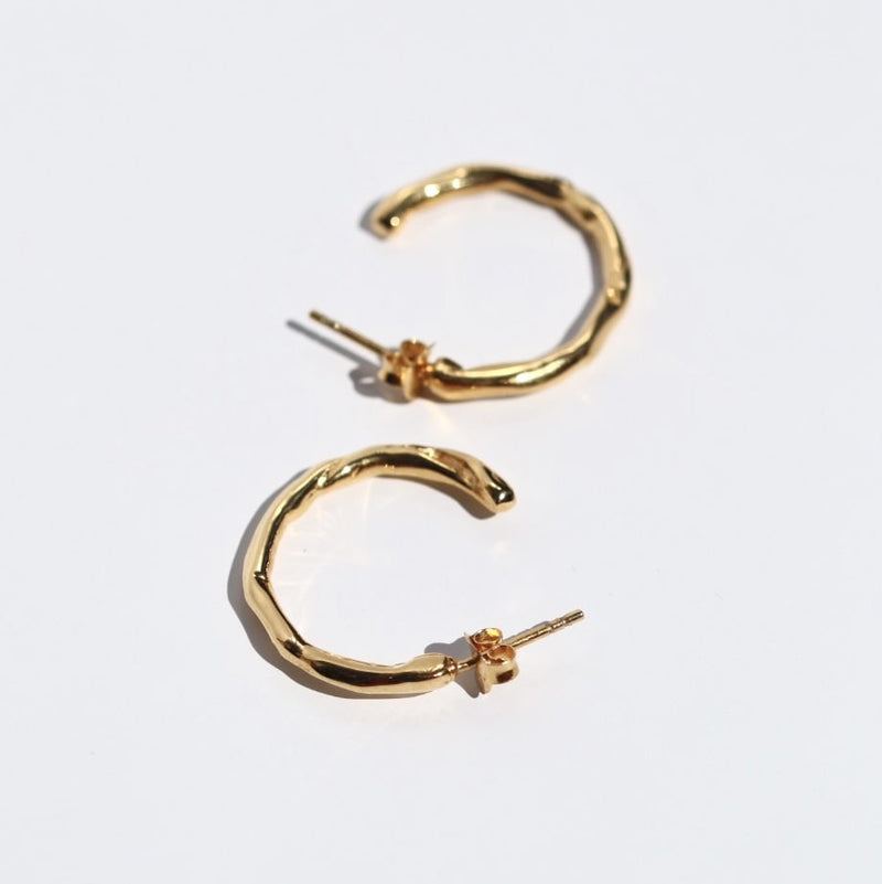 Allesandra Medium Hoop Gold