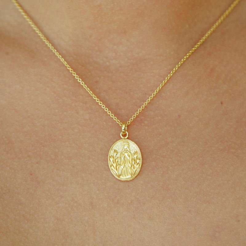 Saint Fiacre Necklace Gold