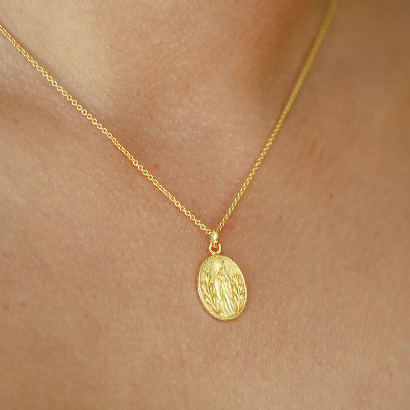 Saint Fiacre Necklace Gold