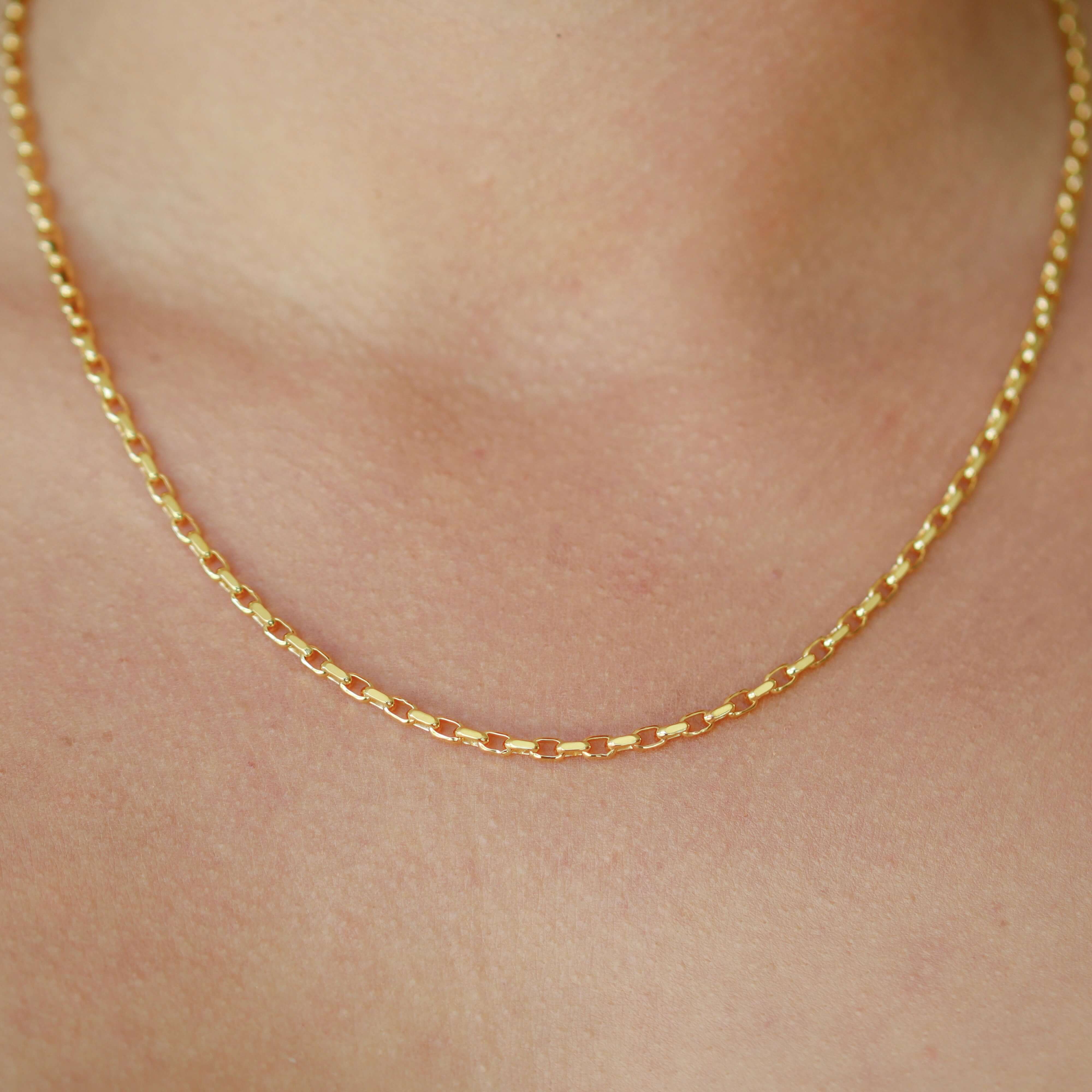BLOCK CHAIN GOLD VERMEIL